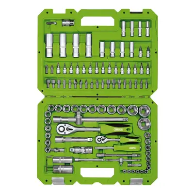 Draper 55318 Metric Socket Set 1/4” And 1/2” Sq. Dr. (100 Piece) per kit