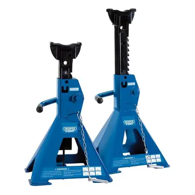 Draper Expert 01813 Pair Of Pneumatic Rise Ratcheting Axle Stands 3 Tonne per pair