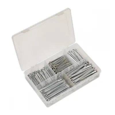 Sealey AB003SP Split Pin Assortment 230Pc Large Sizes Metric & Imperial