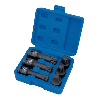 Draper Expert 28881 Impact Spline Bit Set 1/2in Sq. Dr. (6 Piece) per set