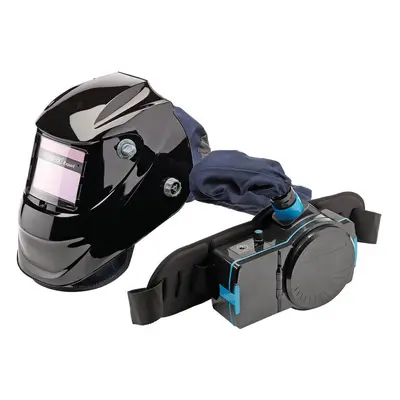 Draper Expert 02518 Air-Fed Papr Auto-Darkening Welding Helmet Black each 1