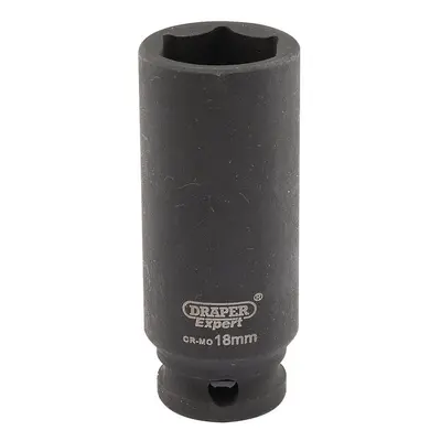 Draper Expert 06891 Expert Hi-Torq® 6 Point Deep Impact Socket 3/8in Sq. Dr. 18Mm each