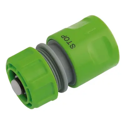 Draper 25902 Garden Hose Connector With Water Stop Feature 1/2in each