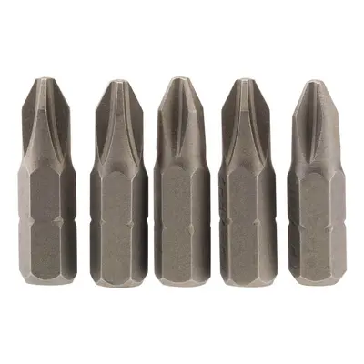 Draper 64018 Cross Slot Insert Bit 1/4in Hex 25Mm Long No.2 (Pack Of 5) per pack