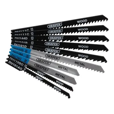 Draper 43470 Assorted Bim And Hcs Jigsaw Blade Set For Wood And Metal (10 Piece) each 1