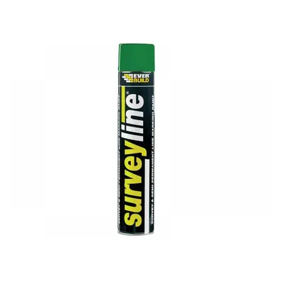 Everbuild Sika 490209 Survey Line® Marker Spray Green 700Ml