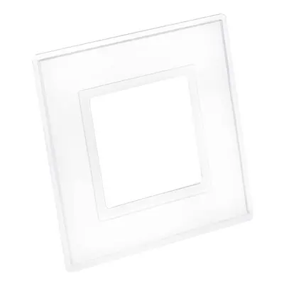 Dencon 88032NB Clear Finger Plate 1-Gang (Pack Of 2)