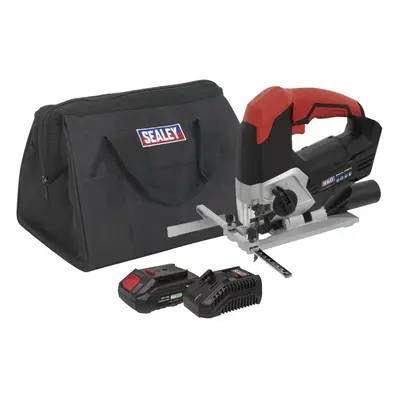 Sealey CP20VJSKIT1 Cordless Jigsaw Kit 20V 2Ah Sv20 Series