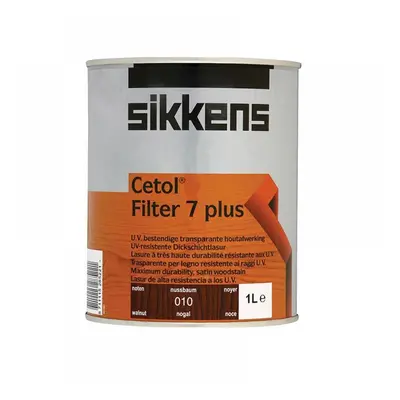 Sikkens 5085911 Cetol Filter 7 Plus Translucent Woodstain Walnut 1 Litre