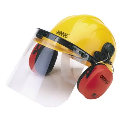 Draper 69933 Safety Helmet With Ear Muffs And Visor each