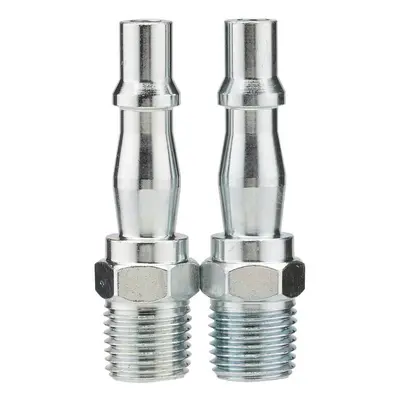 Draper 70860 1/4in Male Screw Adaptor (Pack Of 2) each 2