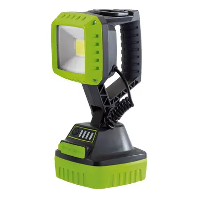 Draper 90033 Cob Led Rechargeable Worklight 10W 1 000 Lumens Green 4 X 2.2Ah Batteries each