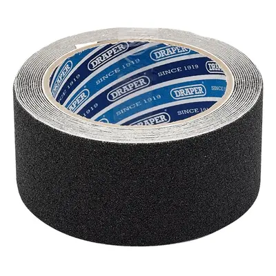 Draper 63384 Heavy Duty Safety Grip Tape Roll 3.7M X 50Mm Black per roll