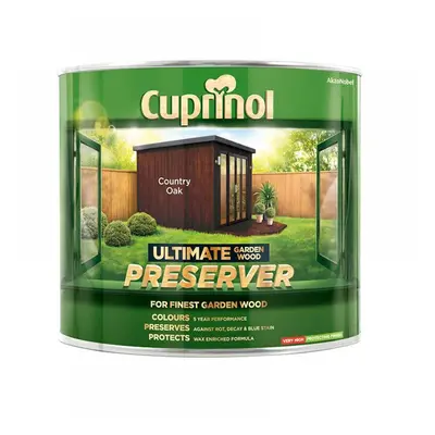 Cuprinol 5206068 Ultimate Garden Wood Preserver Country Oak 1 Litre