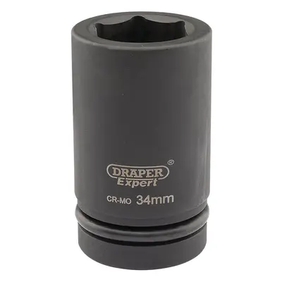 Draper Expert 05148 Expert Hi-Torq® 6 Point Deep Impact Socket 1in Sq. Dr. 34Mm each