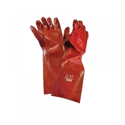 Scan 5004-45 Pvc Gauntlet 45Cm (18In) - L (Size 9)