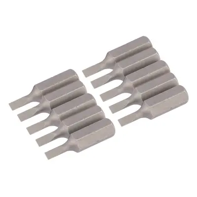 Draper 64024 Plain Slot Insert Bit 3Mm 1/4in Hex 25Mm Long (Pack Of 10) per pack