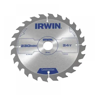 Irwin® 1897205 Construction Circular Saw Blade 230 X 30Mm X 24T Atb