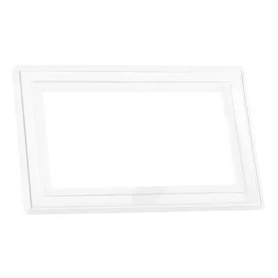 Dencon 88052NB Clear Finger Plate 2-Gang