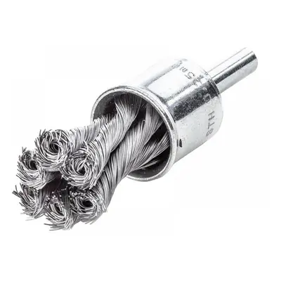 Lessmann 454.278 Knot End Brush With Shank 22Mm 0.35 Steel Wire