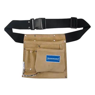 Silverline 589704 Nail & Tool Pouch Belt 5 Pocket 220 X 220Mm Each 1