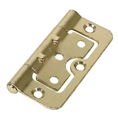 Timco 434367 Hurlinge - Fixed Pin (104) - Electro Brass 75 X 55