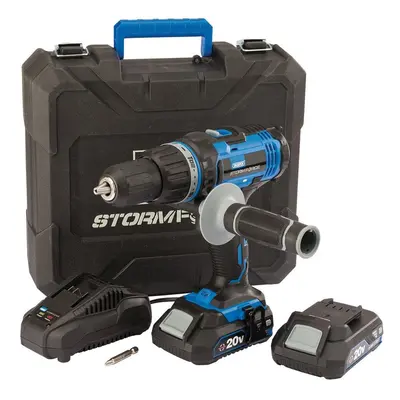 Storm Force 89523 Draper Storm Force® 20V Combi Drill 2 X 2.0Ah Batteries 1 X Charger each 4