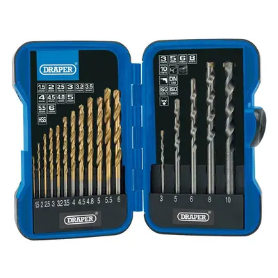 Draper 18551 Metric Combined Hss And Masonry Drill Bit Set (17 Piece) per set