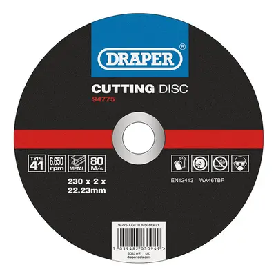 Draper 94775 Metal Cutting Disc 230 X 2 X 22.23Mm each 1