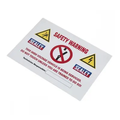 Sealey HYBRIDSIGN Hybrid/Electric Vehicle Warning Sign