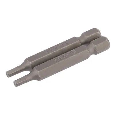 Draper 64253 Hexagonal Insert Bit 3Mm 1/4in Hex 50Mm Long (Pack Of 2) per pack