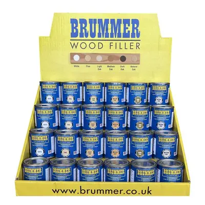 Brummer® Wood Filler Counter Display Unit X 24Pc BM500