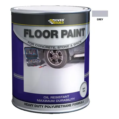 Everbuild Floor Paint Matt Grey (New) 5L