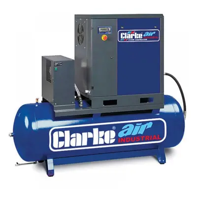 Clarke 2456555 Cxr5Rd 5.5Hp Industrial Screw Compressor With Air Receiver & Dryer