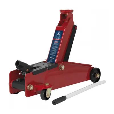 Sealey 1153CX Trolley Jack 3 Tonne Long Reach Heavy-Duty