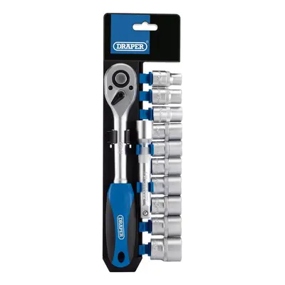 Draper 16374 Metric Socket And Ratchet Set 1/2in Sq. Dr. (12 Piece) per set