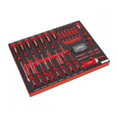 Sealey TBTP04 Tool Tray With Screwdriver Set 72Pc