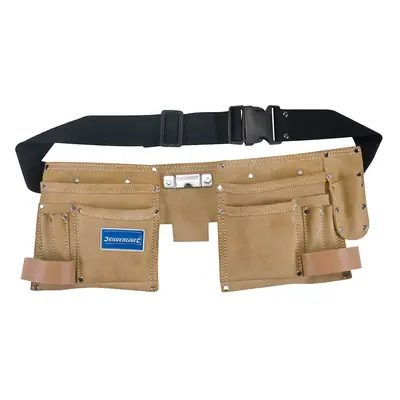 Silverline 395015 Double Pouch Tool Belt 11 Pocket 300 X 200Mm Each 1