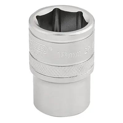 Draper Expert 16608 6 Point Metric Socket 1/2in Sq. Dr. 18Mm each