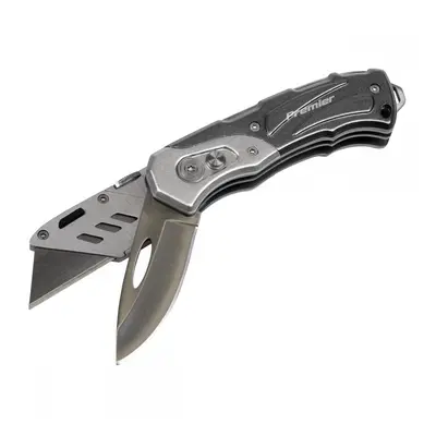 Sealey PK37 Pocket Knife Locking Twin-Blade