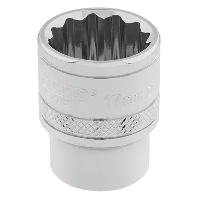 Draper Expert 32781 Hi-Torq® 12 Point Socket 3/8in Sq. Dr. 17Mm each