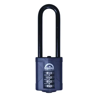 Squire CP4025BX Cp40/2.5 Combination Padlock 4-Wheel 40Mm Extra Long Shackle 63Mm Boxed