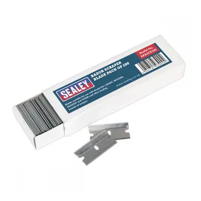 Sealey AK867B100 Razor Scraper Blade Pack Of 100