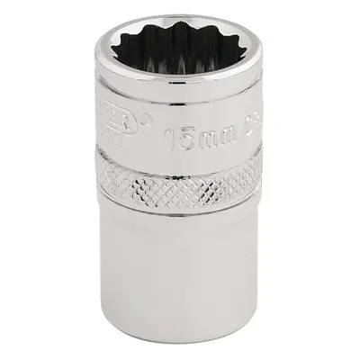 Draper Expert 33136 Hi-Torq® 12 Point Socket 1/2in Sq. Dr. 15Mm each