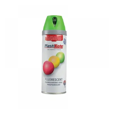 Plastikote 001903 Twist & Spray Fluorescent Green 400Ml