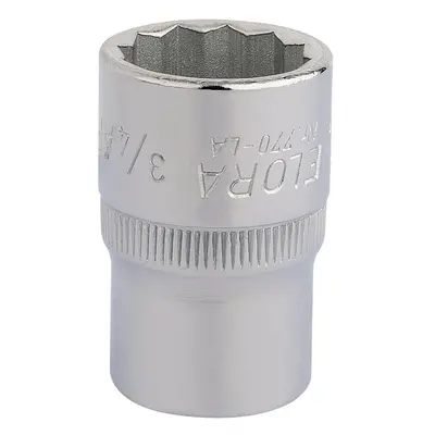 Elora 24418 Bi-Hexagon Socket 1/2in Sq. Dr. 3/4in each