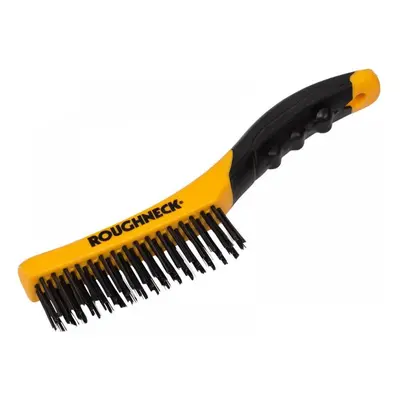 Roughneck 52-044 Shoe Handle Wire Brush Soft Grip 255Mm (10In)