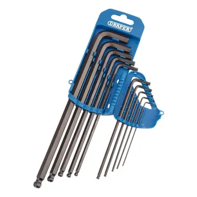 Draper 33723 Extra Long Imperial Hex. And Ball End Hex. Key Set (10 Piece) per set