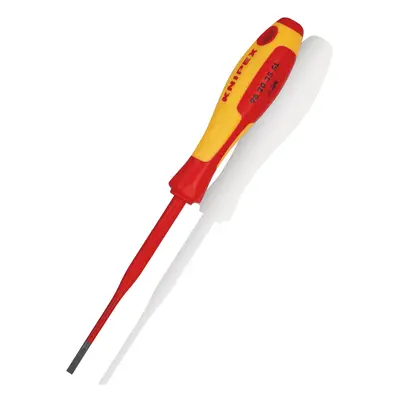 Knipex 982035Sl Vde Slim Slotted Screwdriver 1000V 3.5Mm X 202Mm