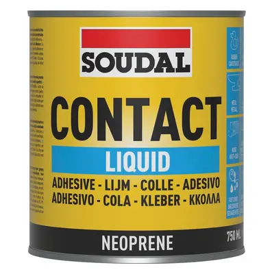 Soudal Contact Adhesive Liquid Yellow 750Ml tin 6